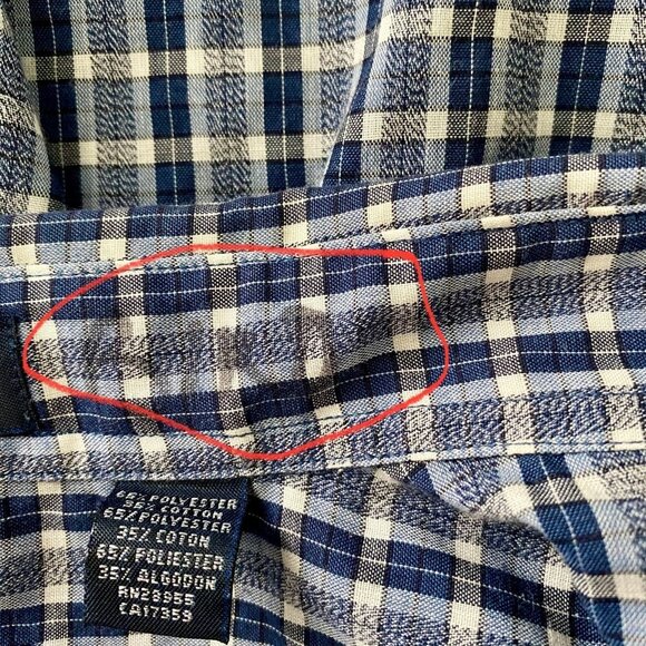 Arrow Tournament Men's Short Sleeve Button Down Shirt Size Large - Picture 9 of 9